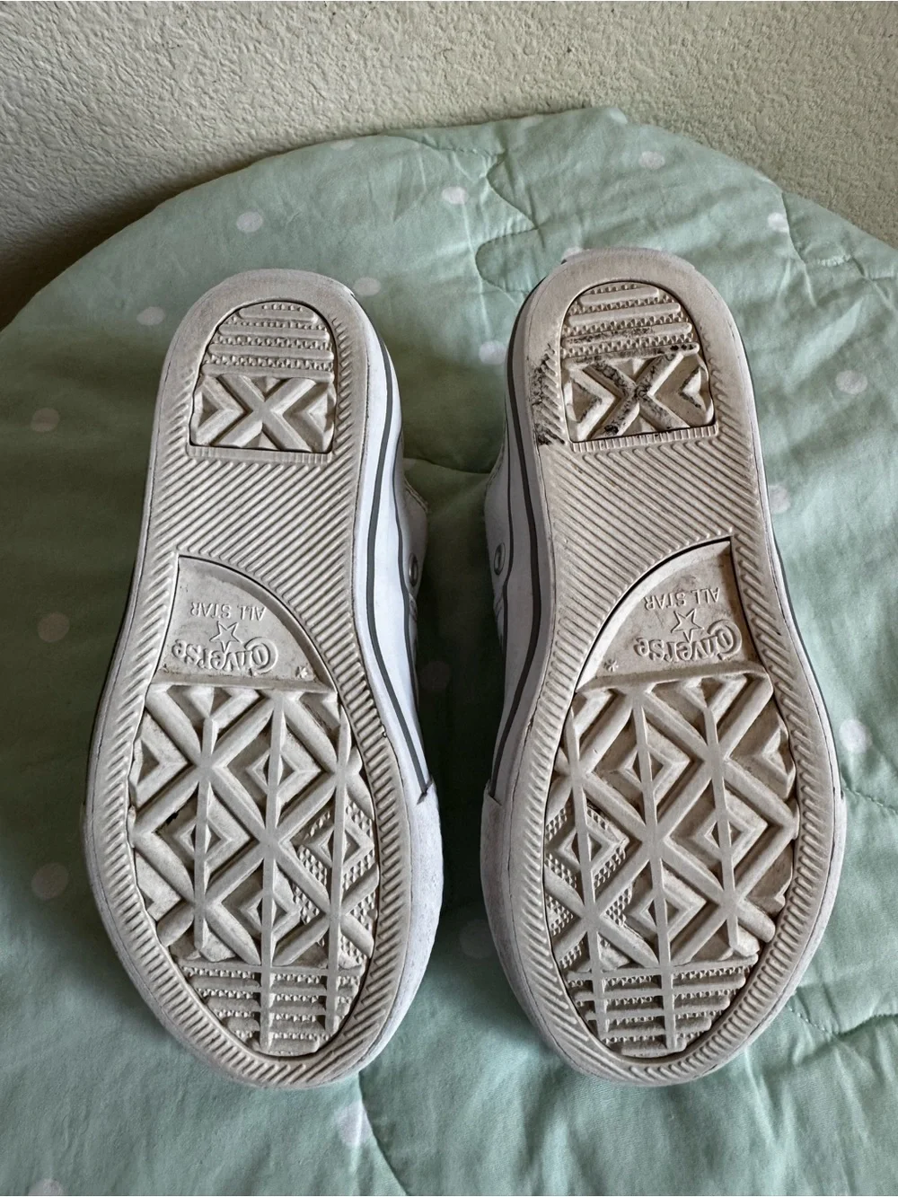 Converse White Leather Shoes Toddler Size 11